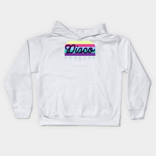DISCO  - Forever (yellow/pink/blue) Kids Hoodie